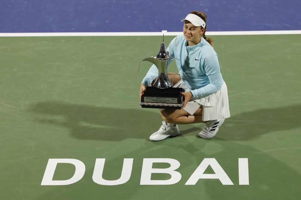Devoratoarea Jelena Ostapenko! Letona a câștigat turneul de la Dubai, după o finală excelentă_9
