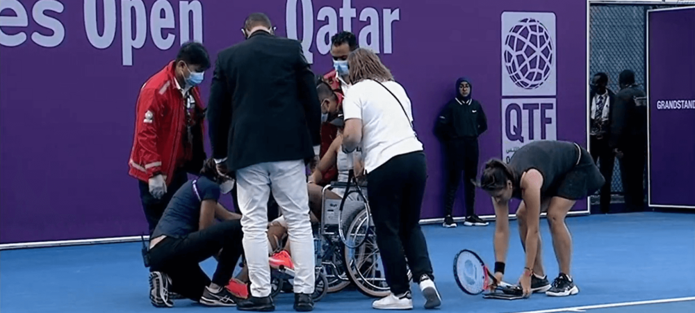 Jaqueline Cristian accidentare Jaqueline Cristian WTA Doha Tenis WTA Romania
