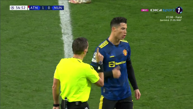 Ronaldo, scos din sărite de Hațegan! Cum a reacționat portughezul după ce arbitrul român l-a avertizat_1