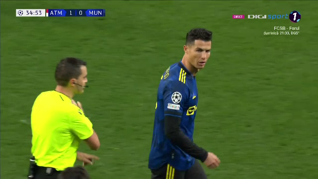 Ronaldo, scos din sărite de Hațegan! Cum a reacționat portughezul după ce arbitrul român l-a avertizat_8