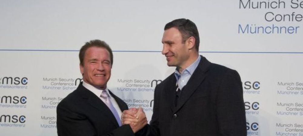 Arnold Schwarzenegger razboi Ucraina Vitali Klitschko Vladimir Klitschko