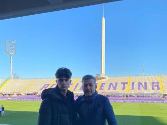 
	Încă un român la Fiorentina! Tânărul mijlocaș a semnat cu italienii și s-a întâlnit și cu selecționerul Iordănescu&nbsp;
