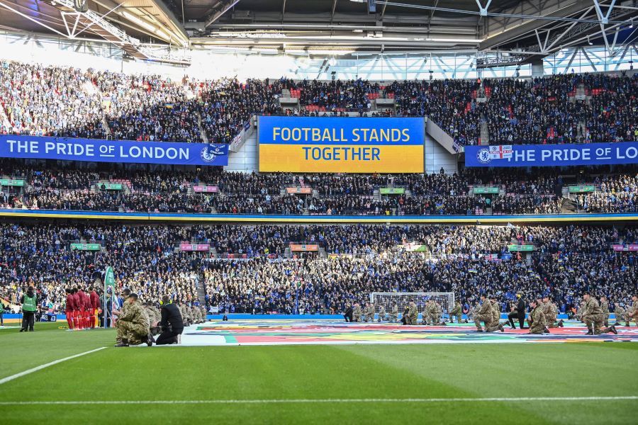 Momente răvășitoare pe stadionul Wembley! Ce s-a întâmplat înaintea startului finalei Cupei Ligii Angliei, dintre Chelsea și Liverpool_7