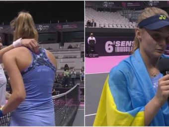 
	Momente emoționante la meciul dramatic dintre Ana Bogdan și Dayana Yastremska. Ucraineanca a izbucnit în lacrimi
