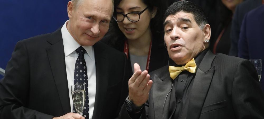 Vladimir Putin diego maradona Rusia