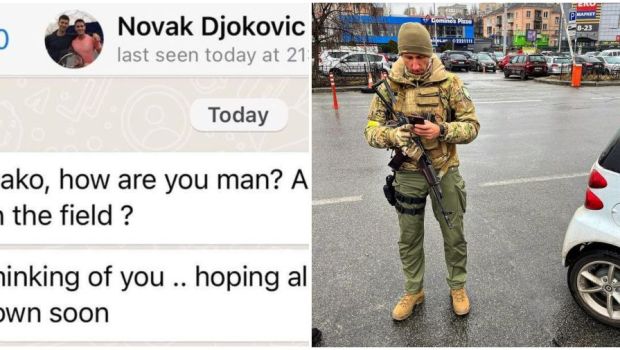 Djokovic i-a scris tenismenului ucrainean plecat la război! Mesajul emoționant primit de Stakhovsky de la fostul lider ATP&nbsp;