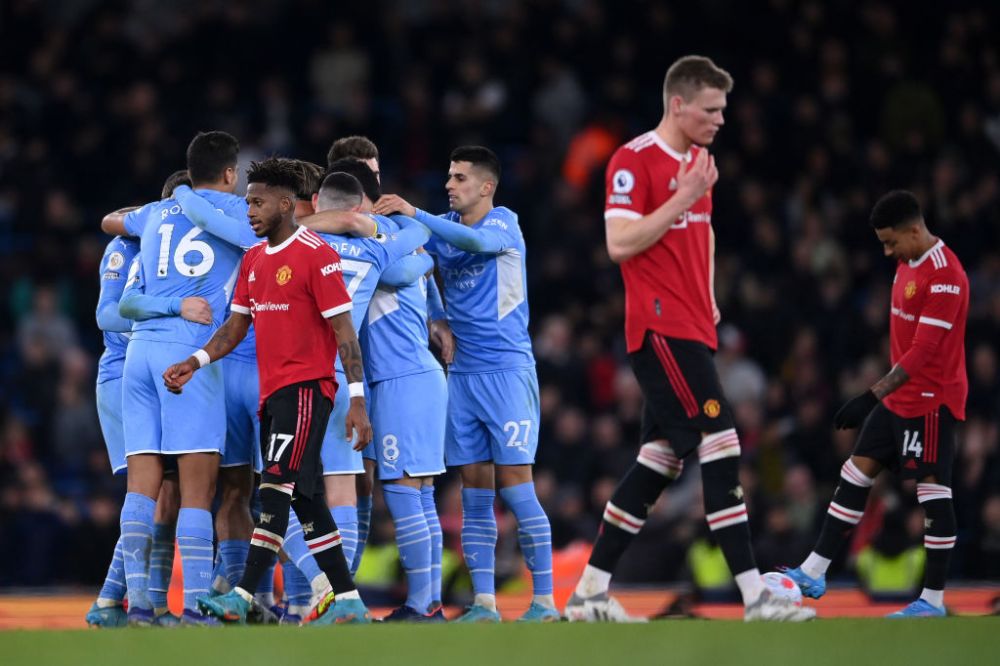 Manchester City, lecție de fotbal pentru rivalii de la United. S-a impus cu 4-1 într-un meci dominat autoritar _2
