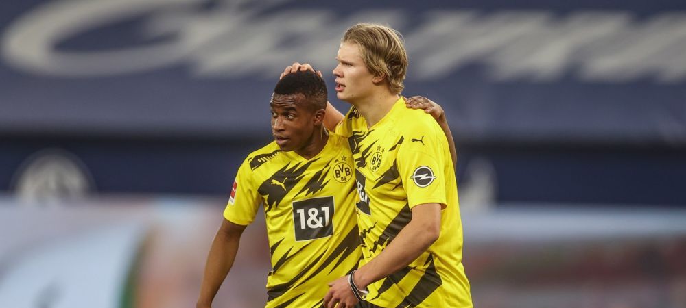 Erling Haaland Borussia Dortmund Donyell Malen karim adeyemi Youssoufa Moukoko