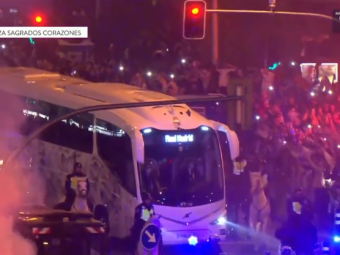 
	Real - PSG: spectacolul a început din afara stadionului. Suporterii celor două formații, show-uri incendiare pe străzile din Madrid
