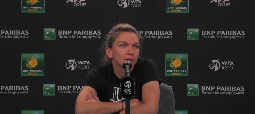 Simona Halep conferinta de presa simona halep indian wells simona halep sorana cirstea Tenis WTA Romania WTA Indian Wells 2022