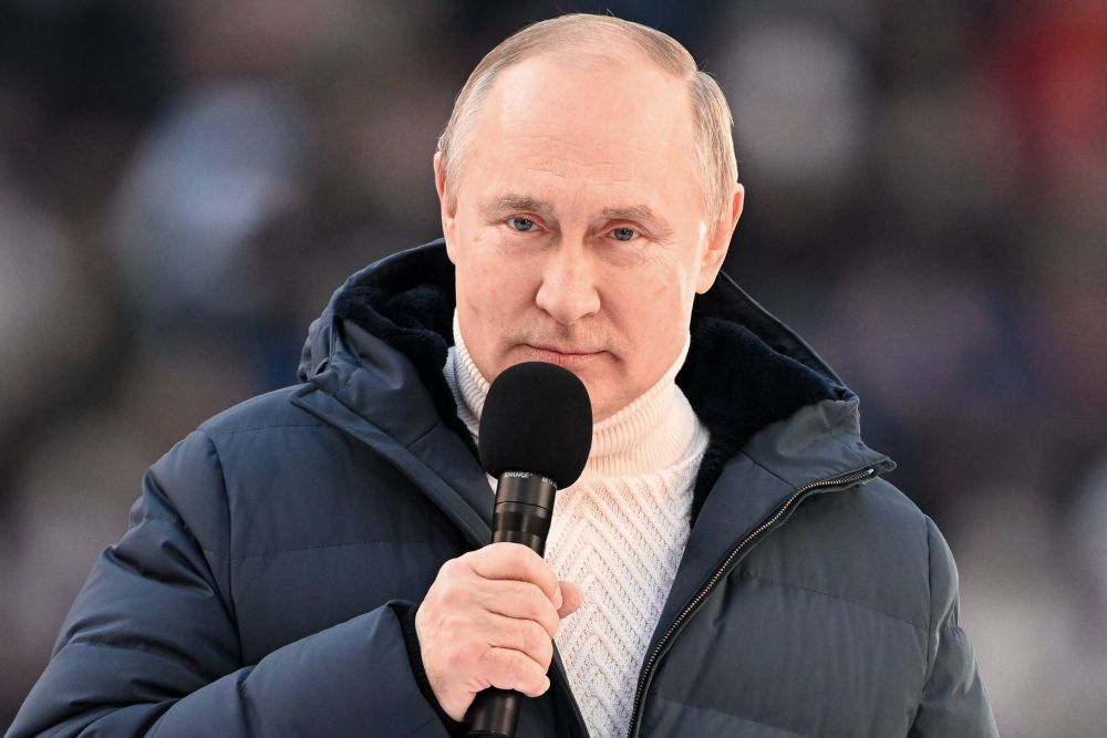 Putin, apariție de mii de dolari la un concert dedicat anexării Crimeei! Rușii au anunțat cât a costat ținuta președintelui + Discursul, întrerupt de televiziunea rusă _14