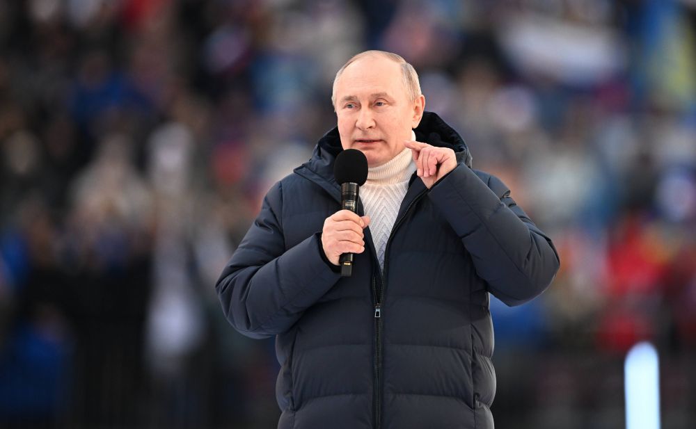 Putin, apariție de mii de dolari la un concert dedicat anexării Crimeei! Rușii au anunțat cât a costat ținuta președintelui + Discursul, întrerupt de televiziunea rusă _15