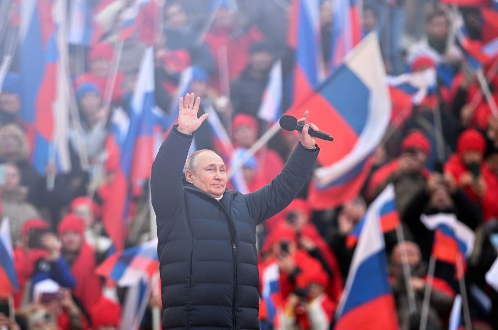 Putin, apariție de mii de dolari la un concert dedicat anexării Crimeei! Rușii au anunțat cât a costat ținuta președintelui + Discursul, întrerupt de televiziunea rusă _4