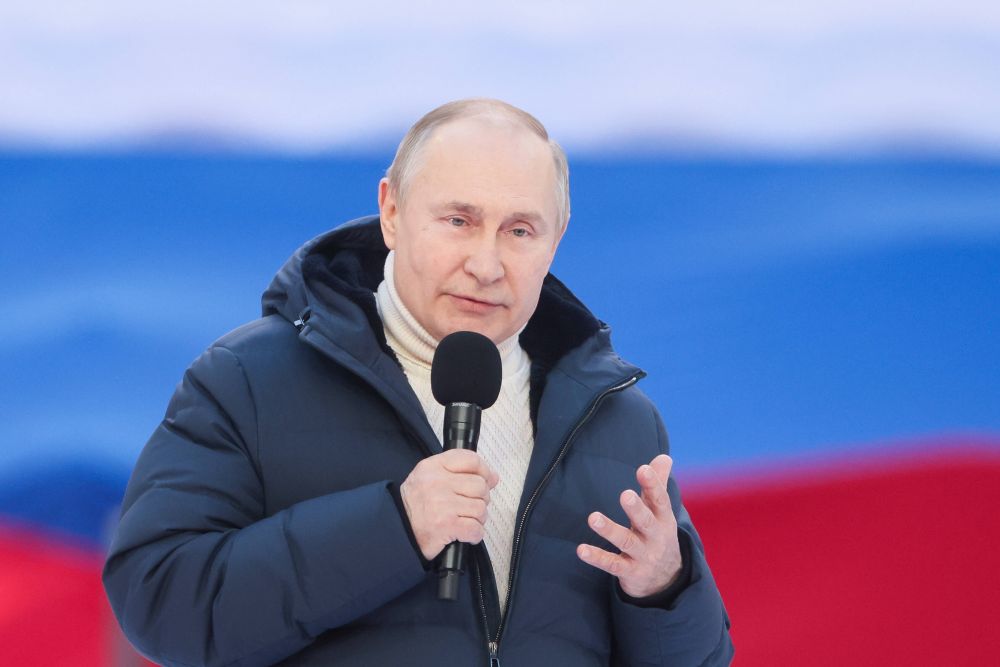 Putin, apariție de mii de dolari la un concert dedicat anexării Crimeei! Rușii au anunțat cât a costat ținuta președintelui + Discursul, întrerupt de televiziunea rusă _6