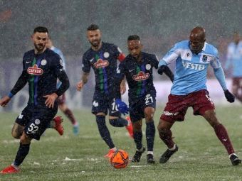 
	Situație rarisimă în meciul pierdut în minutul 90+5 de Trabzonspor, liderul din Turcia, în fața echipei lui Boldrin, fostul jucător de la FCSB
