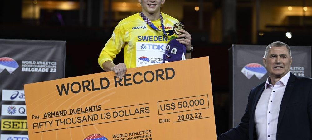 Armand Duplantis record mondial saritura cu prajina Saritura cu prajina