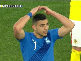 
	Momentul bizar din minutul 22 al meciului România - Grecia. Poyet a rămas mască
