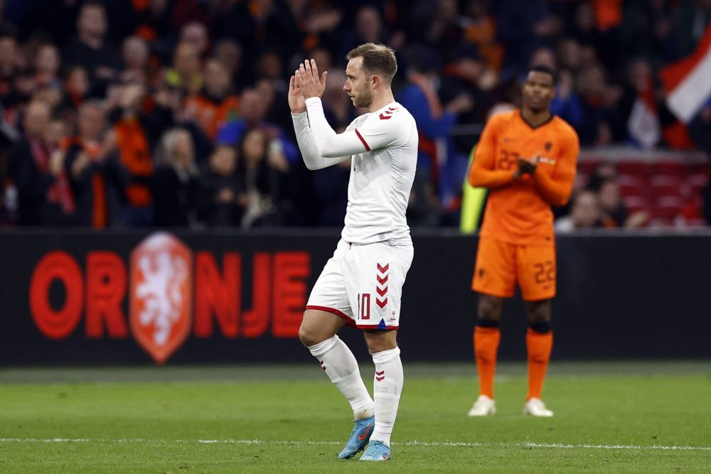 Absolut fenomenal! Christian Eriksen a revenit pe teren la națională după infarctul suferit la Euro 2020 și a marcat în doar două minute_12
