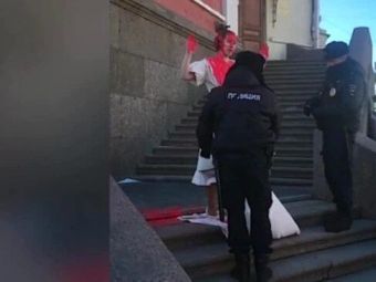 S-a umplut de sânge! Protest extrem anti-război în orașul natal al lui Putin, Sankt Petersburg