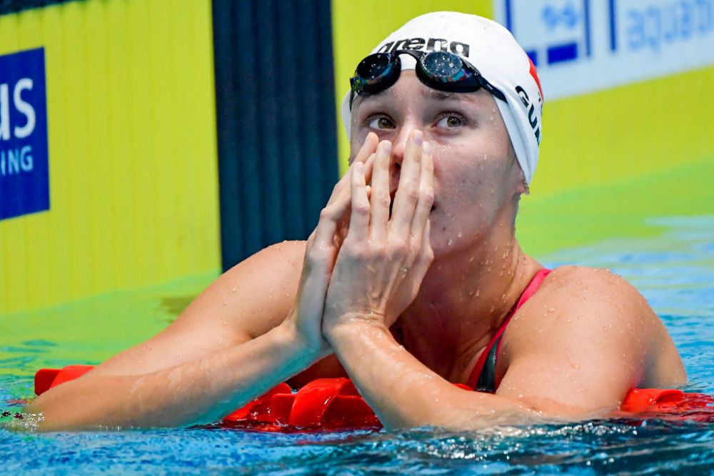 "Dezgustător!". Ministrul rus al sportului, reacție dură în urma unui gest controversat făcut de o înotătoare de origine ucraineană_1
