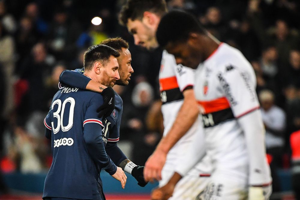 Premieră absolută în Ligue 1: primul meci în care tripleta MNM marchează în aceeași partidă! PSG, victorie clară cu Lorient_11