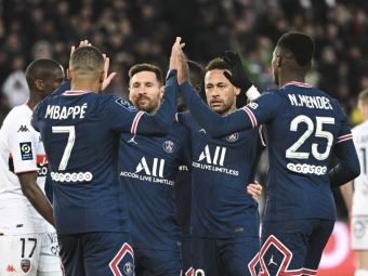 
	Premieră absolută în Ligue 1: primul meci în care tripleta MNM marchează în aceeași partidă! PSG, victorie clară cu Lorient
