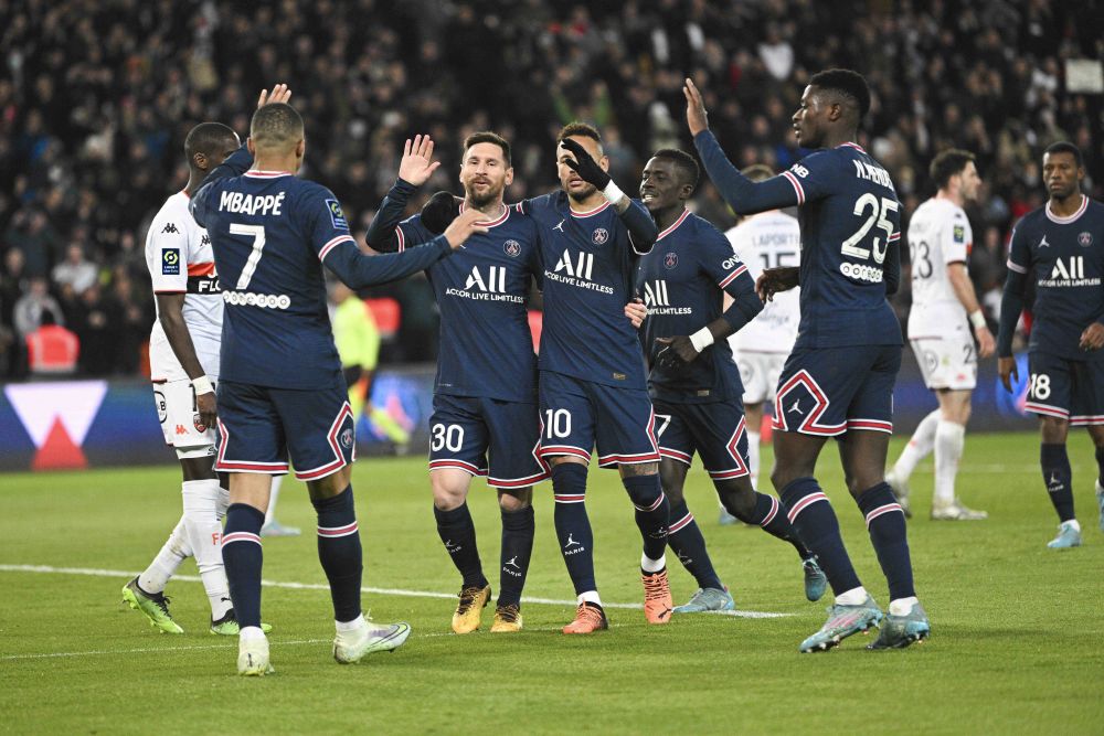 Premieră absolută în Ligue 1: primul meci în care tripleta MNM marchează în aceeași partidă! PSG, victorie clară cu Lorient_6