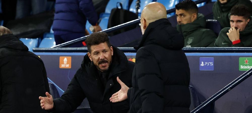 Replica lui Diego Simeone după ce a devenit ținta ironiilor: Nu sunt de acord! . Cum va juca în returul cu City Diego Simeone Atletico Madrid Liga Campionilor Manchester City Pep Guardiola