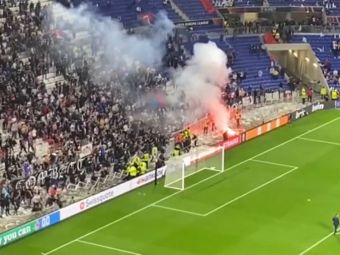 
	Haos la Lyon! Fanii francezi au încercat să intre pe teren după eliminarea din Europa League
