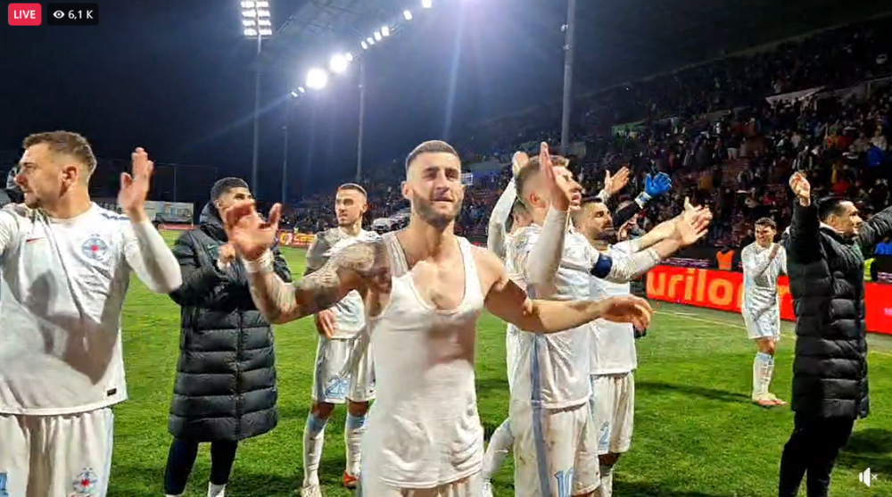 CFR Cluj - FCSB 0 - 1 | Au început petrecerea după fluierul final! Vicecampioana a sărbătorit cu cei aproape 1000 de fani prezenți în Gruia_1