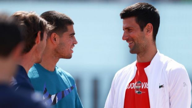 
	Novak Djokovic l-a bătut pe Carlos Alcaraz cu 6-1, într-un set de antrenament la Madrid. &bdquo;Fiul meu nu mai ține cu Nadal, ci cu Alcaraz&rdquo;
