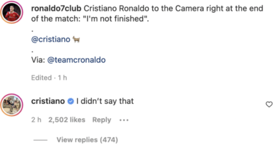 Reacția lui Cristiano Ronaldo după ce ar fi transmis fanilor lui Manchester United: "Nu am terminat treaba!"_3