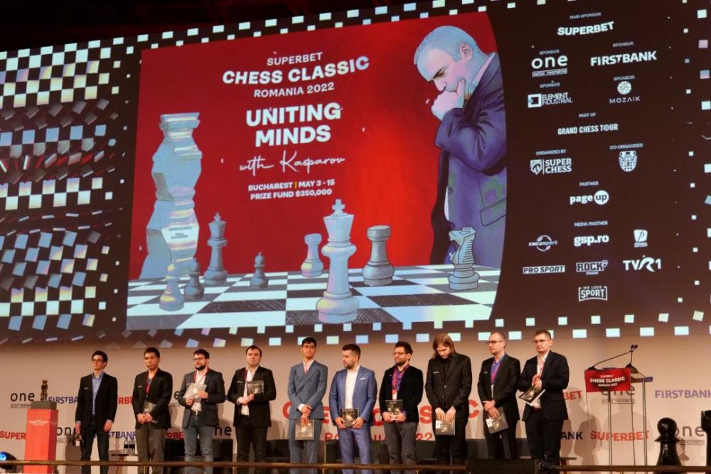 Garry Kasparov a deschis turneul Grand Chess Tour 2022, la Palatul Parlamentului. Competiția debutează joi: 10 dintre cei mai mari șahiști ai lumii se confruntă la București_4