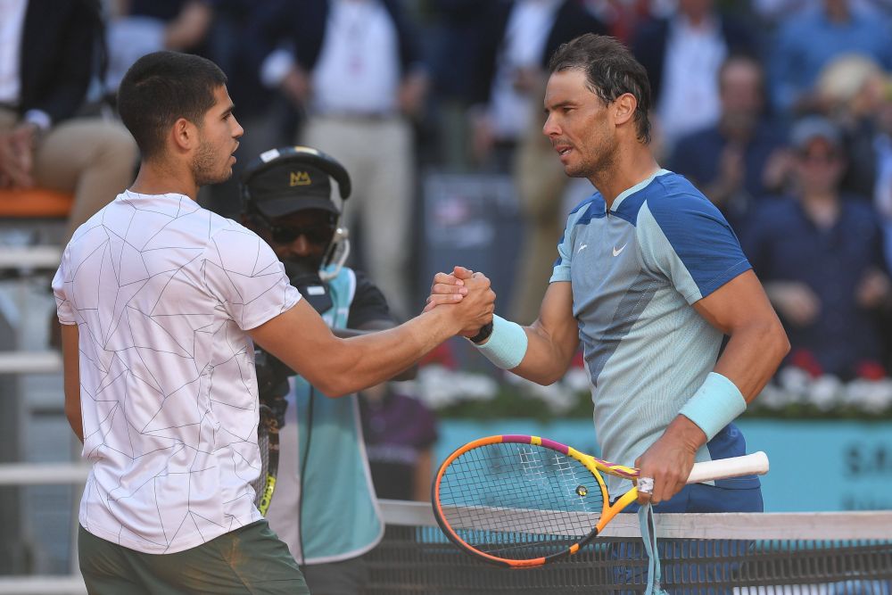 Carlos Alcaraz, victorie fața lui Rafael Nadal și record la Madrid! Urmează Novak Djokovic |