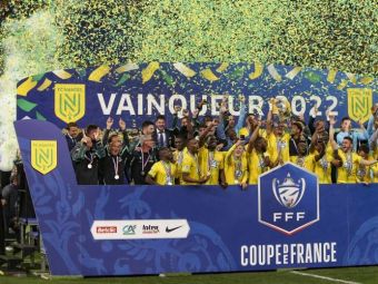 
	Echipa românului din Ligue 1 a pierdut finala Cupei Franței! FC Nantes, la primul trofeu după 21 de ani
