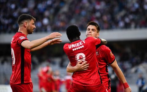 U” Cluj învinge în 10 oameni FC Hermannstadt, la revenirea pe Cluj Arena