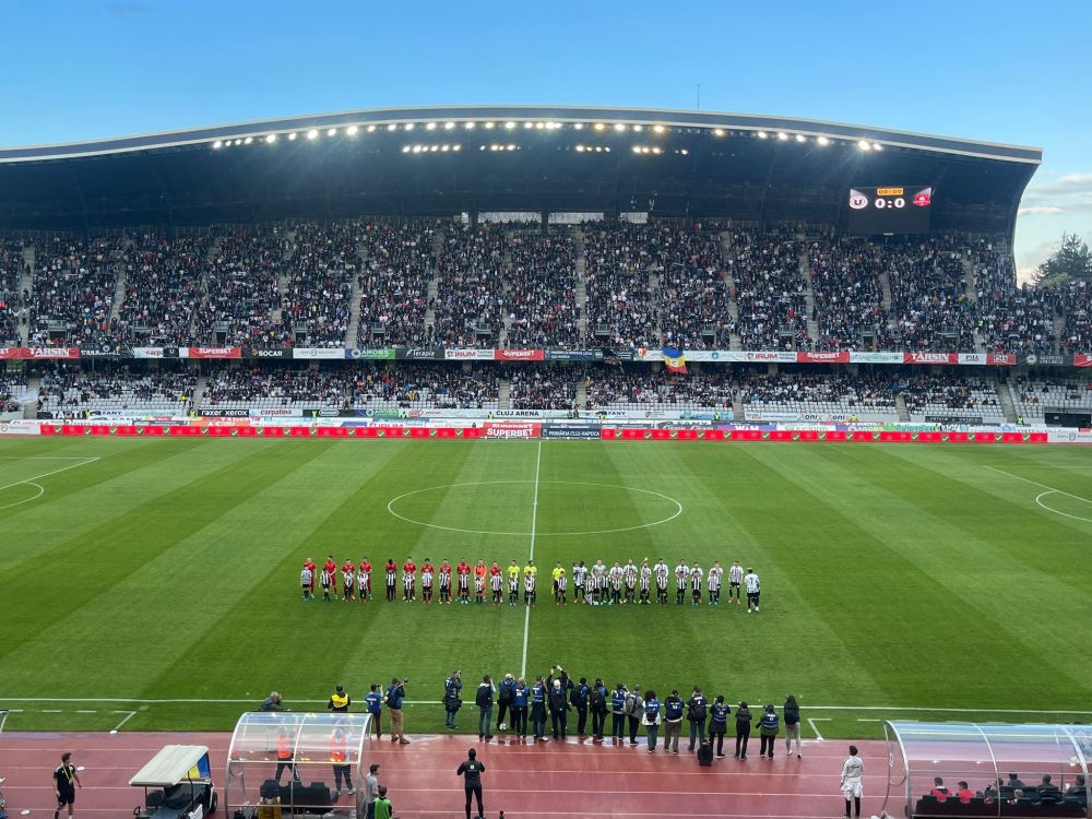 U” Cluj - FC Hermannstadt se joacă cu stadionul aproape plin