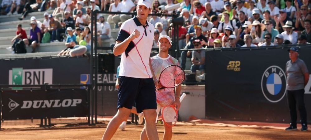 Diego Schwartzman John Isner ATP Masters 1000 Roma 2022 ATP Roma 2022 David si Goliat John Isner dublu
