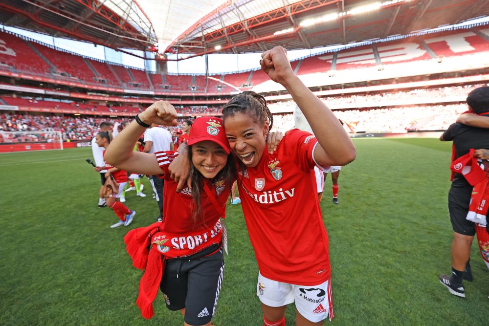 Regina de pe ”Da Luz”! O tânără fotbalistă din România a devenit campioană a Portugaliei cu Benfica: ”A fost incredibil!”_7