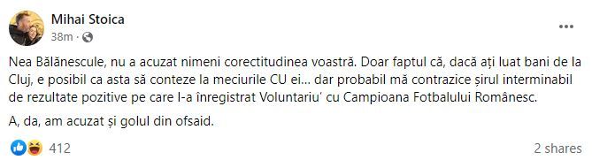„Adevărații conducători nu au timp să vorbească! Alții stau pe Facebook!” Replici tăioase între Bălănescu și Mihai Stoica: „Nea Bălănescule, nu a acuzat nimeni asta!”_2