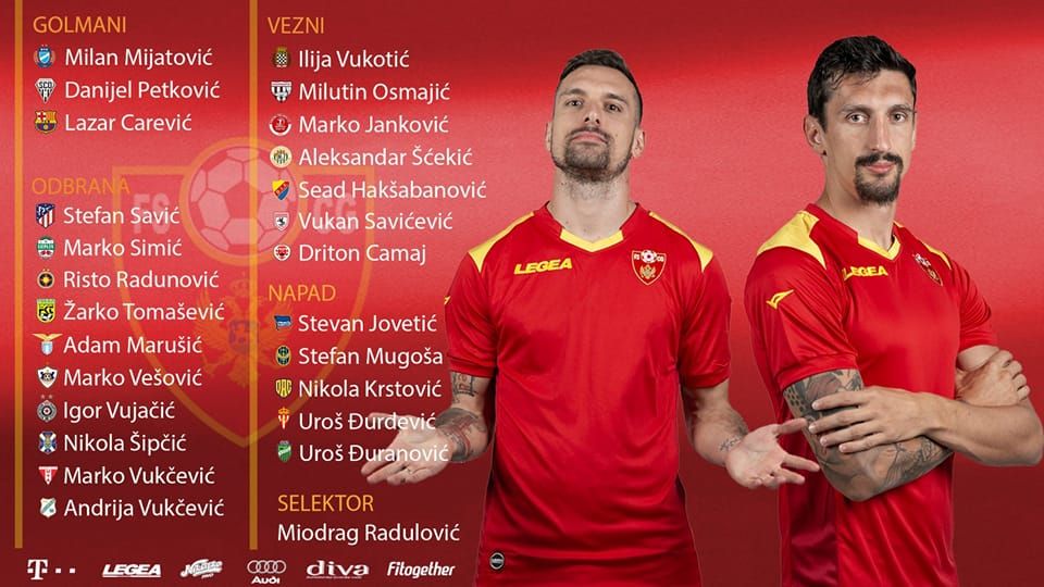 De la Barcelona și Atletico! Muntenegru a anunțat lotul pentru meciurile cu România din Liga Națiunilor_1