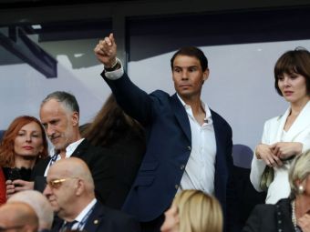 
	Suporteri de lux pentru Real Madrid! Rafael Nadal s-a &quot;încălzit&quot; pe Stade de France înaintea optimilor de la Roland Garros
