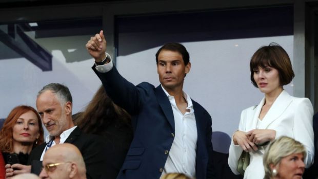 
	Suporteri de lux pentru Real Madrid! Rafael Nadal s-a &quot;încălzit&quot; pe Stade de France înaintea optimilor de la Roland Garros
