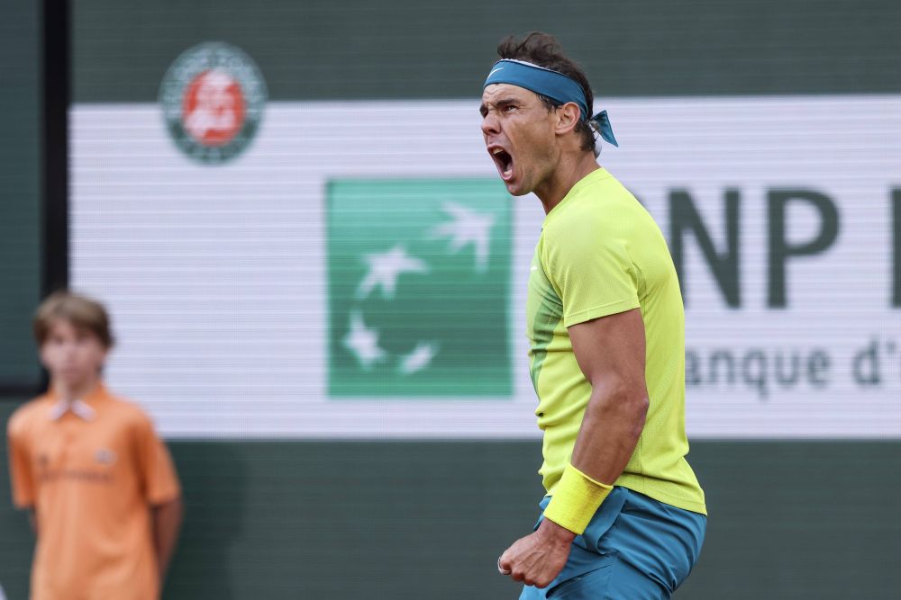 Rafael Nadal - Novak Djokovic 6-2, 4-6, 6-2, 7-6. „Regele Zgurii” se califică în semifinalele Roland Garros, după o luptă de 4 ore și 12 minute_16
