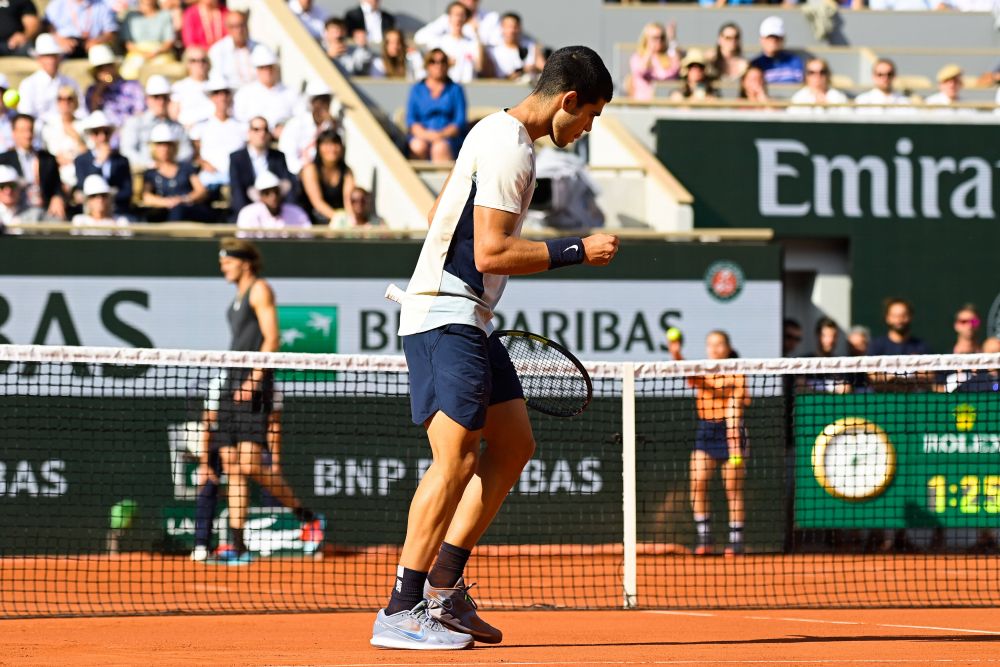 Carlos Alcaraz, învins, după două luni și jumătate: Alexander Zverev așteaptă în semifinale câștigătorul dintre Nadal și Djokovic_12