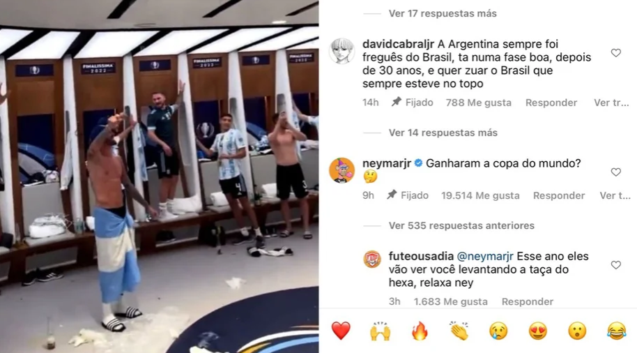 "Ironia" lui Neymar după ce Argentina s-a impus în "Finalissima". Mesajul postat de brazilian a stârnit reacții controversate_2