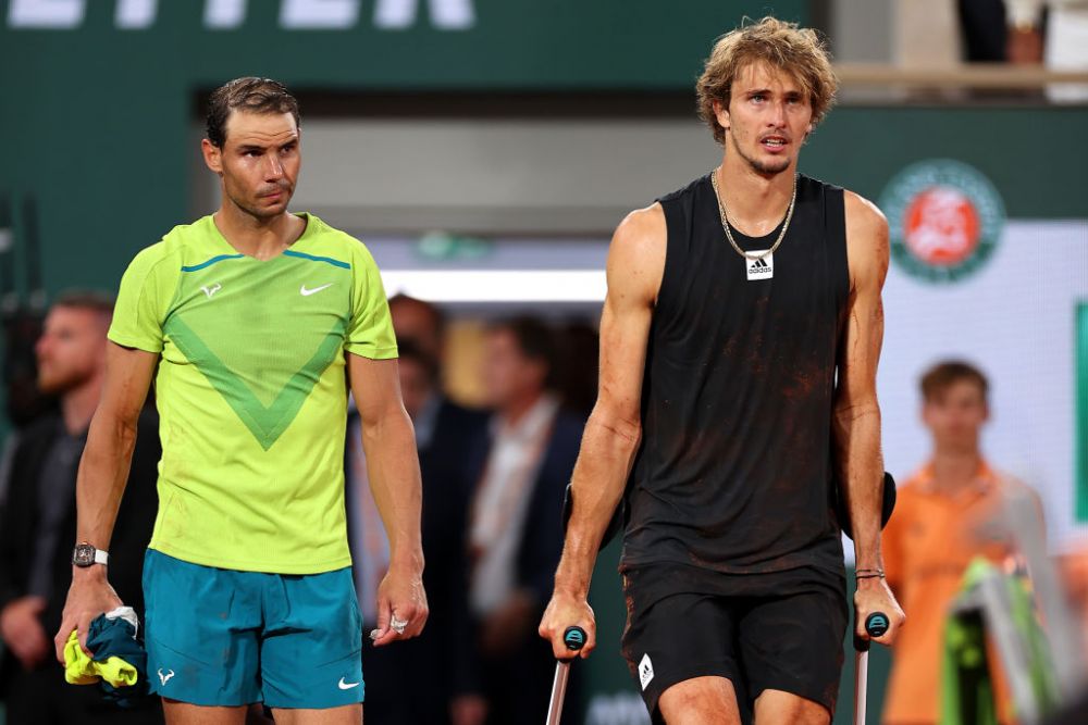 „Foarte ghinionist. L-am văzut plângând, e un moment dur” Mesajul lui Nadal pentru Zverev, după calificarea tristă în finala Roland Garros_24