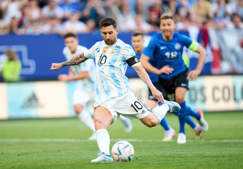 Hi5, Messi! Pregătirea pentru Mondial merge perfect pentru Argentina: starul lui PSG a marcat cinci goluri într-un meci_1