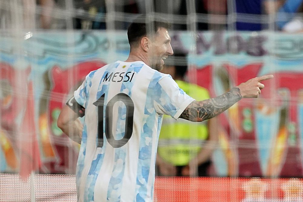 Hi5, Messi! Pregătirea pentru Mondial merge perfect pentru Argentina: starul lui PSG a marcat cinci goluri într-un meci_6