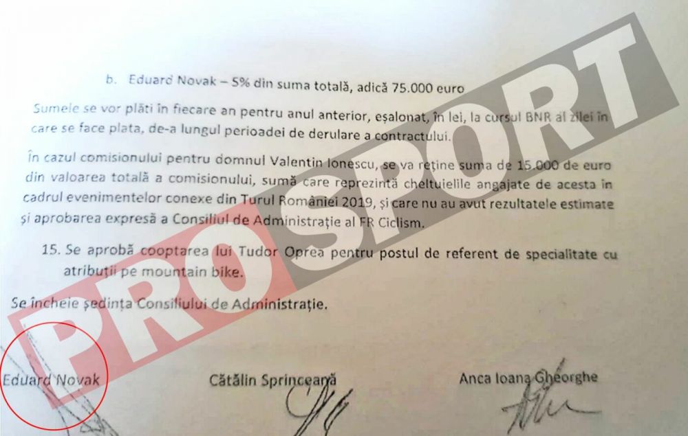 Ministrul Eduard Novak s-a premiat singur cu 75.000 de euro! Actele care atestă acest lucru _16